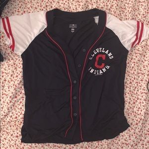 Cleveland Indians women’s fit jersey top